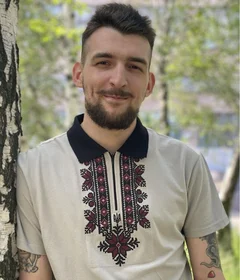 Поло вишиванка Оберіг світло-сіра